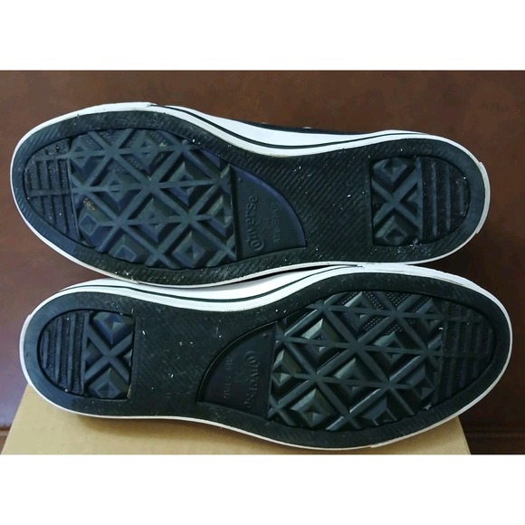 Converse Chuck Taylor Low Top Double Tongue Shoes Sneakers Sz 8 #1380 - Picture 7 of 10